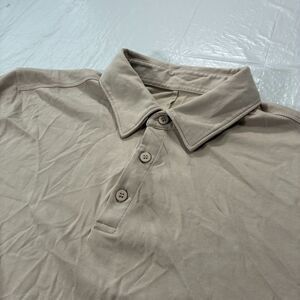 Jack Archer Beige Short Sleeve Polo Men’s XL